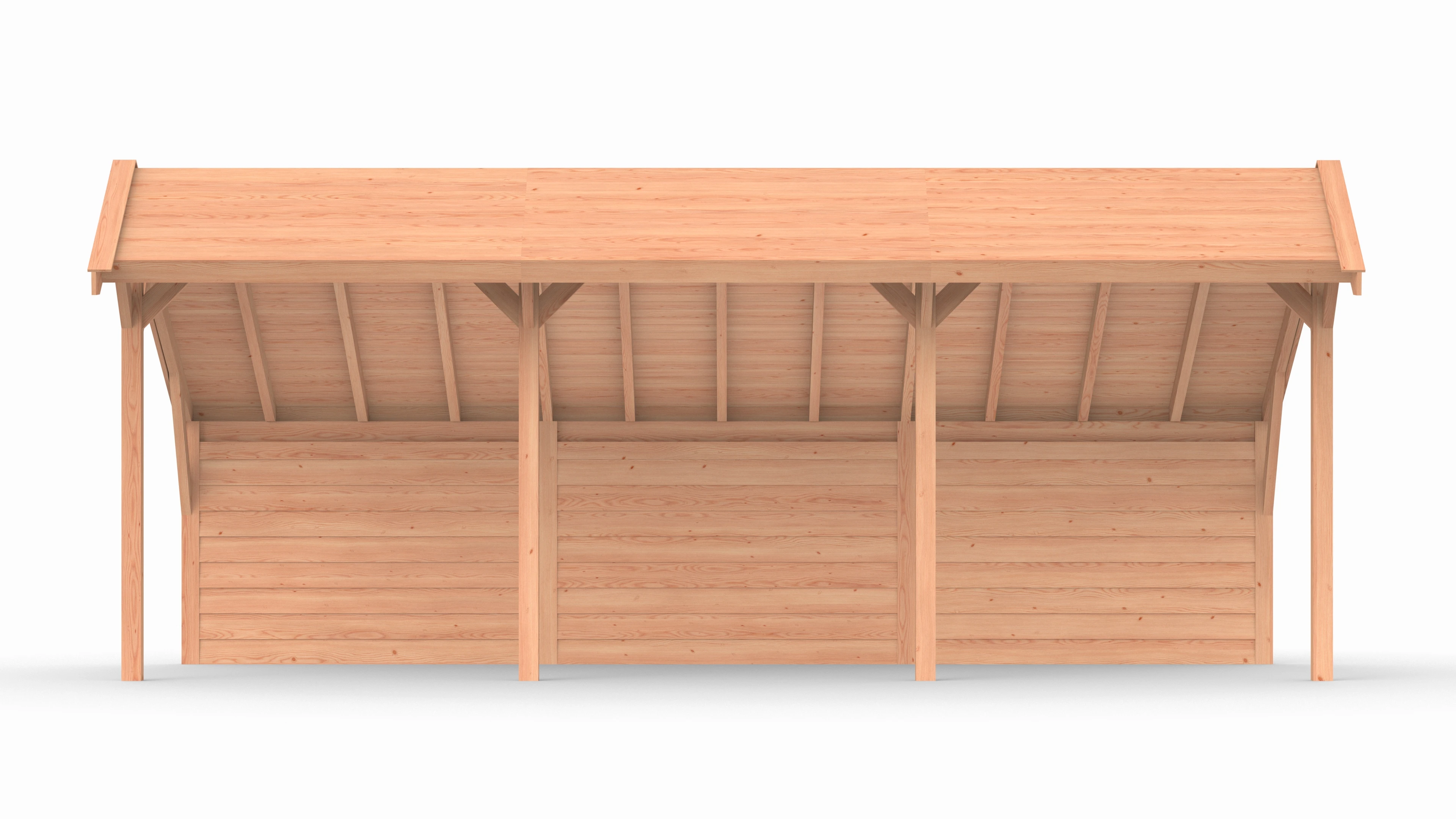 Douglas kapschuur, 750 x 300, met achterwand, Westwood Comfort - Afbeelding 5